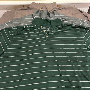 (3) XXL Gently Worn Nike Dri Fit Golf Polos